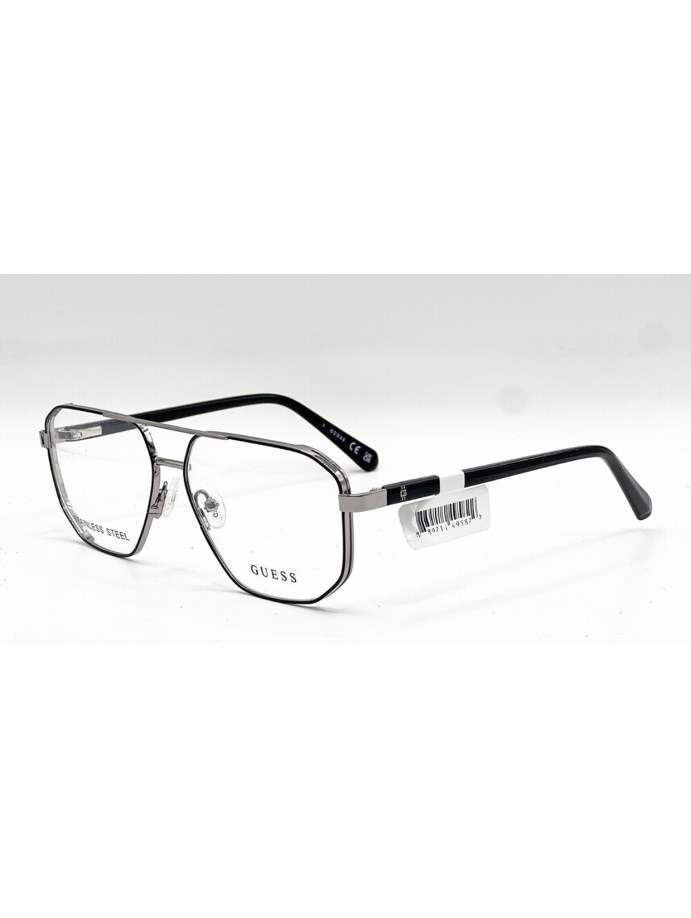 Guess Gu50135 005 Shiny Black Authentic Eyeglasses 57-14-145